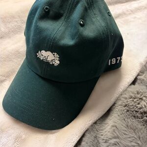 Roots Dark Green Cap with White Logo